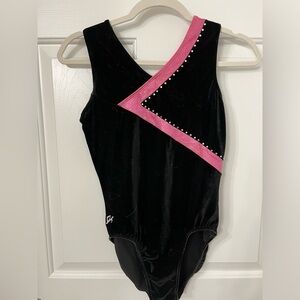 Adult large velvet women’s gymnastics leotard